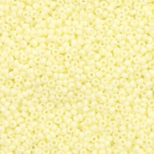 Miyuki rocailles Perlen 15/0 - Duracoat opaque light lemon ice yellow 15-4451